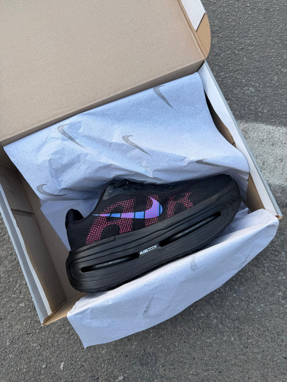 Tênis Nike Vomero Importado Preto Rosa