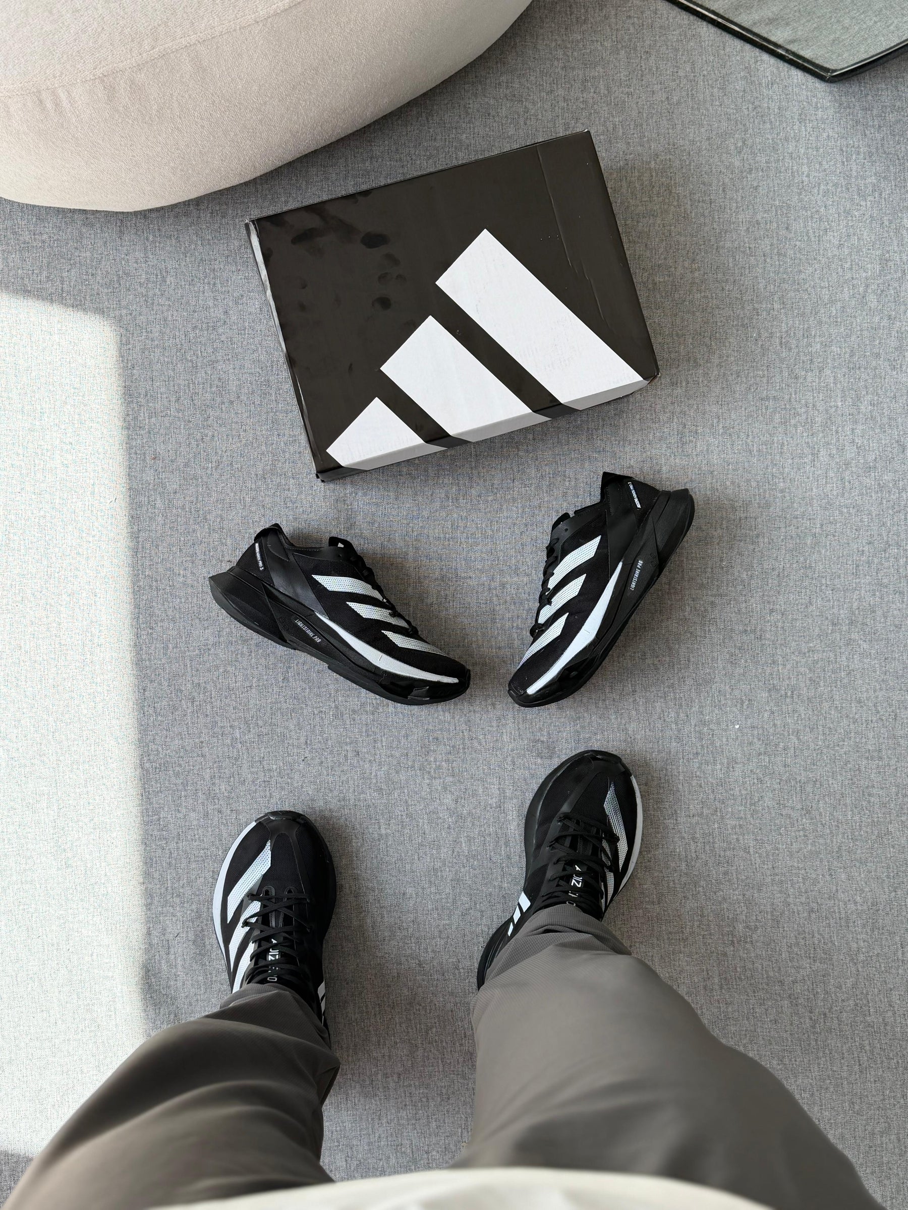 Tênis Adizero Adios Pro 3 Preto Preto Branco