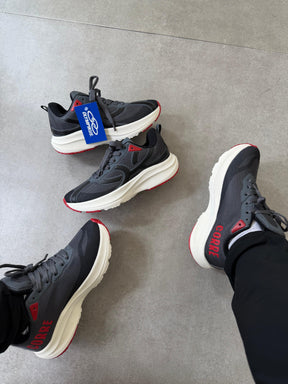 Tênis Olympikus Corre 4 Cinza Vermelho Masculino