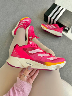 Tênis Adizero Adios Pro 3 Rosa Branco