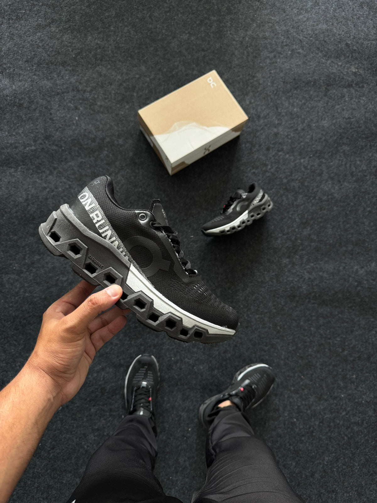 Tênis On Cloud Running Preto Preto Premium