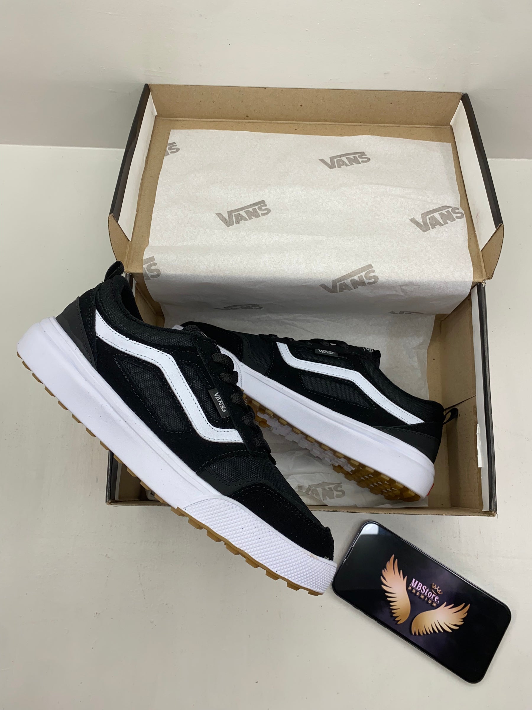 Tênis Unissex VNS Ultrarange 3D Premium Preto Branco