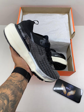 Tênis Masculino Nike ZoomX Invencible Run Preto-Prata Premium