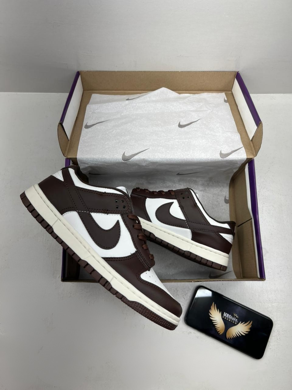Nike Dunk Sb (Linha Premium) x Branco/Cacau